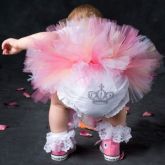 tutu + tapa fraldas princess